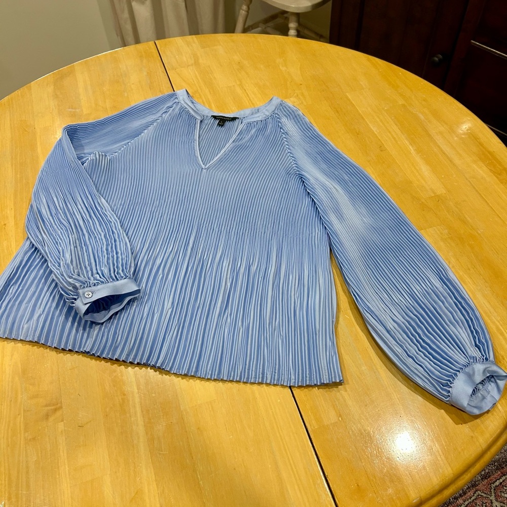 Banana Republic pleated blouse
